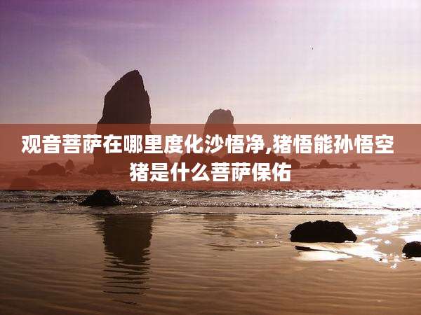 观音菩萨在哪里度化沙悟净,猪悟能孙悟空 猪是什么菩萨保佑