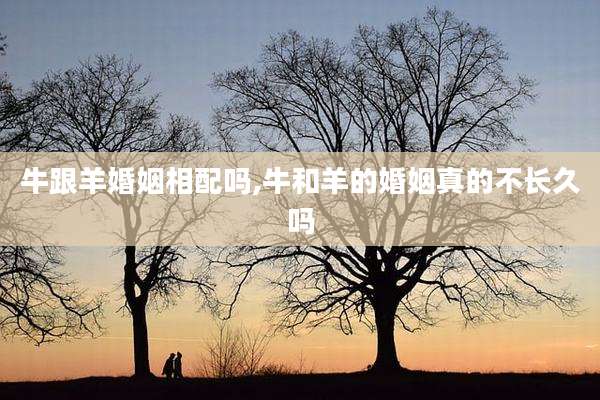 牛跟羊婚姻相配吗,牛和羊的婚姻真的不长久吗
