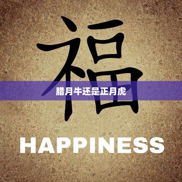 腊月牛还是正月虎