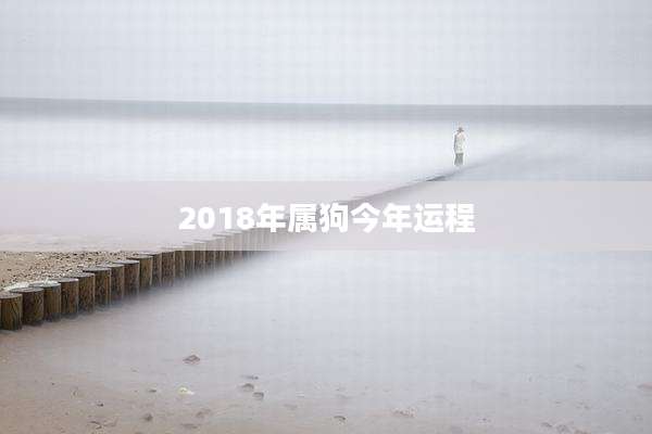 2018年属狗今年运程