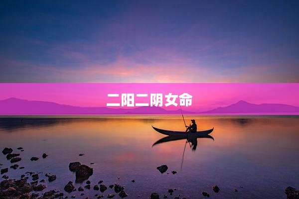 二阳二阴女命