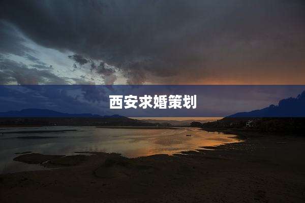 西安求婚策划