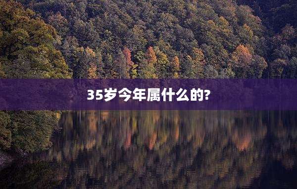 35岁今年属什么的?