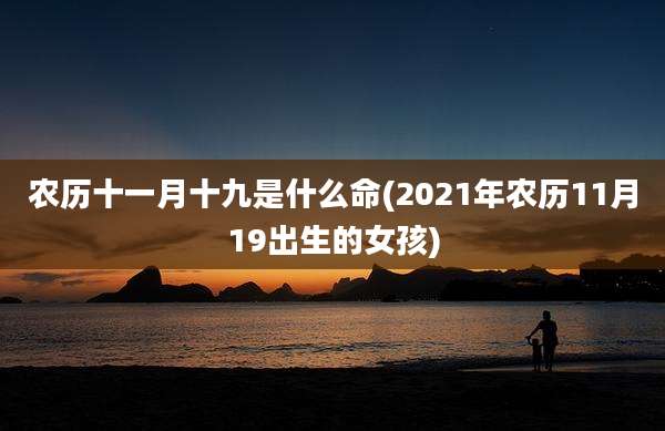 农历十一月十九是什么命(2021年农历11月19出生的女孩)