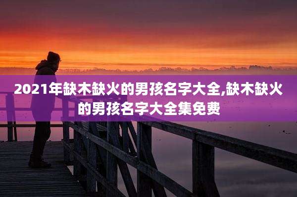 2021年缺木缺火的男孩名字大全,缺木缺火的男孩名字大全集免费