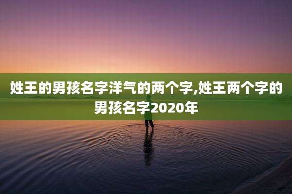 姓王的男孩名字洋气的两个字,姓王两个字的男孩名字2020年