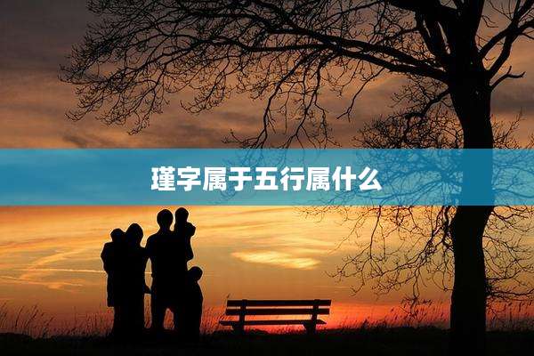 瑾字属于五行属什么