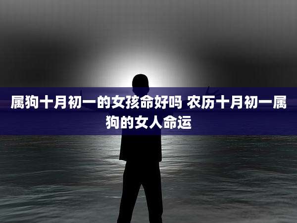 属狗十月初一的女孩命好吗 农历十月初一属狗的女人命运
