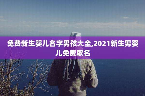 免费新生婴儿名字男孩大全,2021新生男婴儿免费取名