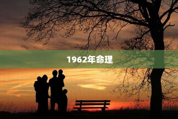 1962年命理
