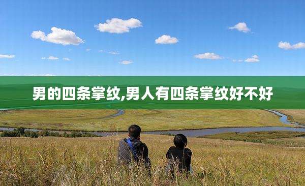 男的四条掌纹,男人有四条掌纹好不好