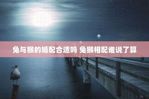 兔与猴的婚配合适吗 兔猴相配谁说了算