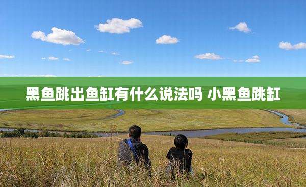 黑鱼跳出鱼缸有什么说法吗 小黑鱼跳缸