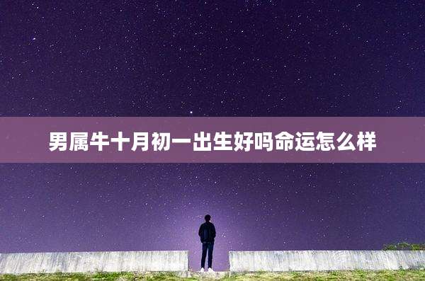 男属牛十月初一出生好吗命运怎么样