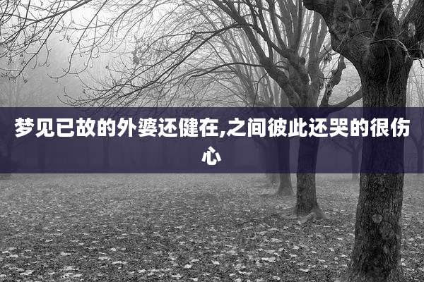 梦见已故的外婆还健在,之间彼此还哭的很伤心