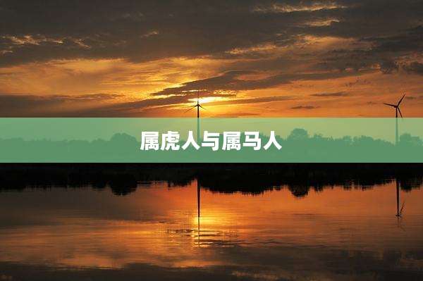 属虎人与属马人