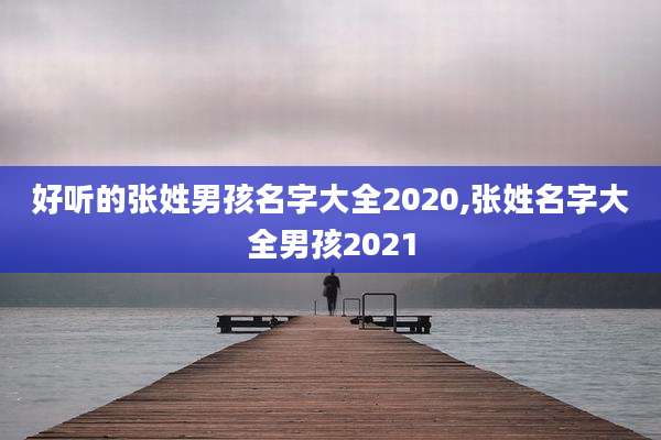 好听的张姓男孩名字大全2020,张姓名字大全男孩2021