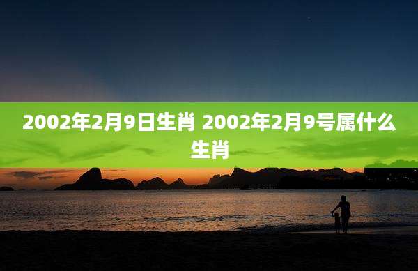 2002年2月9日生肖 2002年2月9号属什么生肖