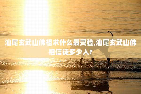 汕尾玄武山佛祖求什么最灵验,汕尾玄武山佛祖信徒多少人?