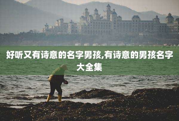 好听又有诗意的名字男孩,有诗意的男孩名字大全集