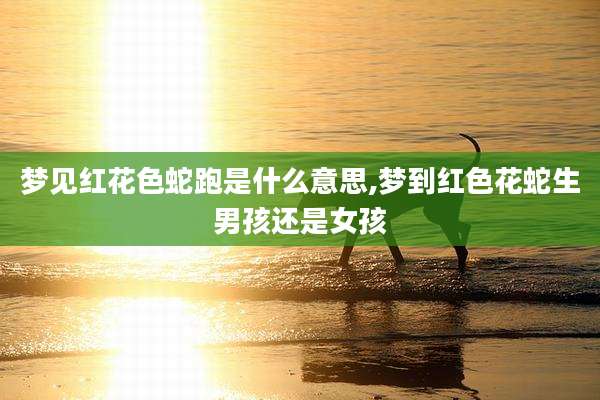 梦见红花色蛇跑是什么意思,梦到红色花蛇生男孩还是女孩
