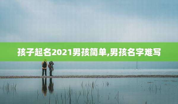 孩子起名2021男孩简单,男孩名字难写