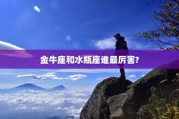 金牛座和水瓶座谁最厉害?
