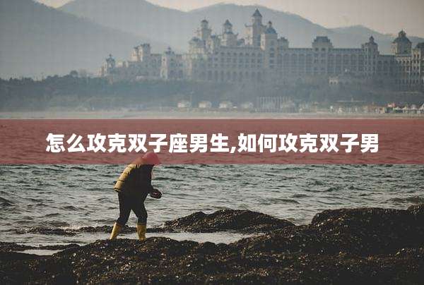 怎么攻克双子座男生,如何攻克双子男
