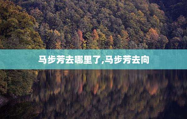 马步芳去哪里了,马步芳去向