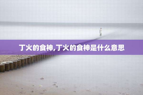 丁火的食神,丁火的食神是什么意思