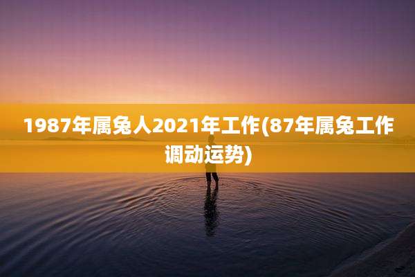1987年属兔人2021年工作(87年属兔工作调动运势)