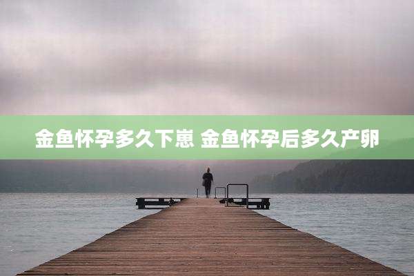 金鱼怀孕多久下崽 金鱼怀孕后多久产卵