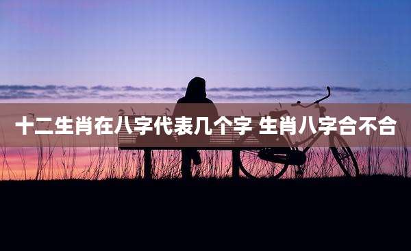 十二生肖在八字代表几个字 生肖八字合不合