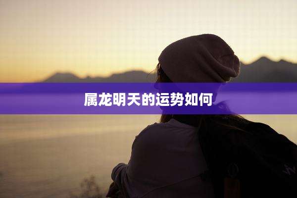 属龙明天的运势如何
