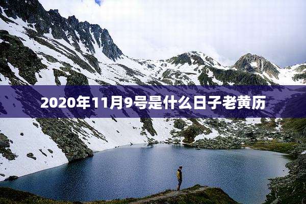 2020年11月9号是什么日子老黄历