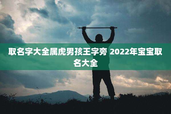 取名字大全属虎男孩王字旁 2022年宝宝取名大全