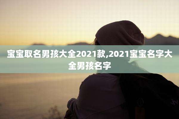 宝宝取名男孩大全2021款,2021宝宝名字大全男孩名字
