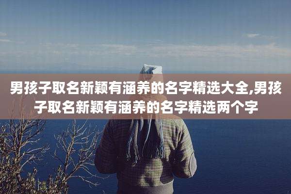 男孩子取名新颖有涵养的名字精选大全,男孩子取名新颖有涵养的名字精选两个字