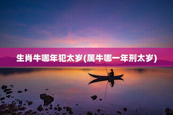 生肖牛哪年犯太岁(属牛哪一年刑太岁)