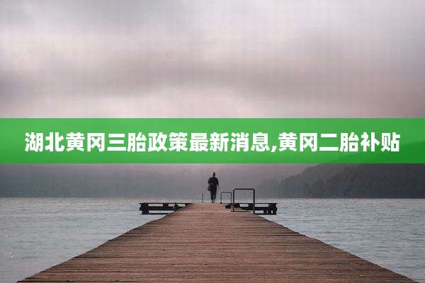 湖北黄冈三胎政策最新消息,黄冈二胎补贴