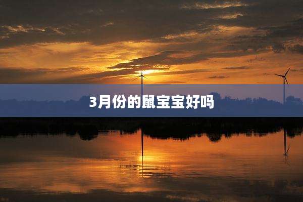 3月份的鼠宝宝好吗