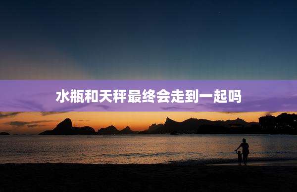 水瓶和天秤最终会走到一起吗