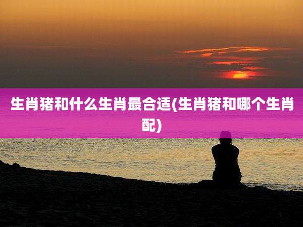 生肖猪和什么生肖最合适(生肖猪和哪个生肖配)