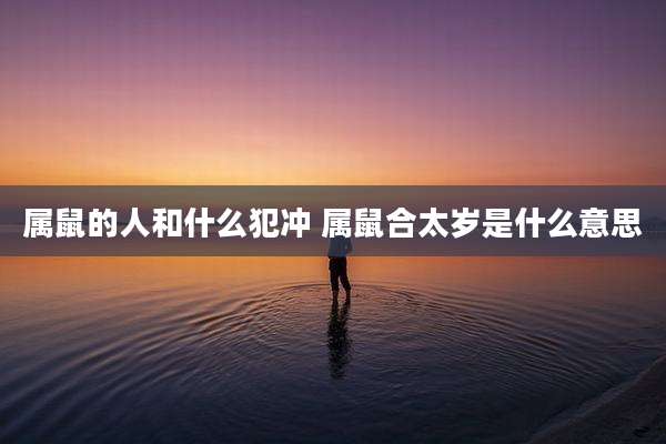 属鼠的人和什么犯冲 属鼠合太岁是什么意思