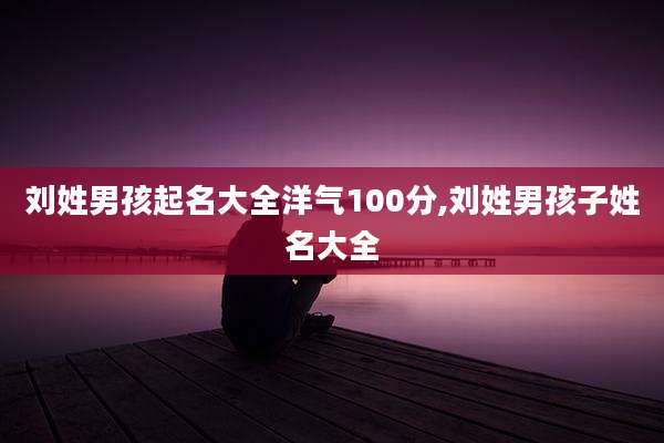 刘姓男孩起名大全洋气100分,刘姓男孩子姓名大全