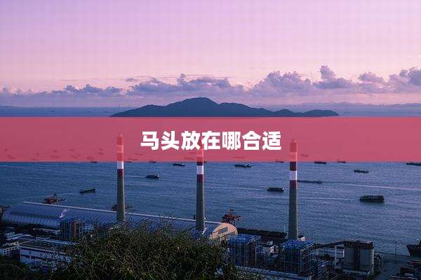 马头放在哪合适