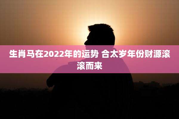 生肖马在2022年的运势 合太岁年份财源滚滚而来