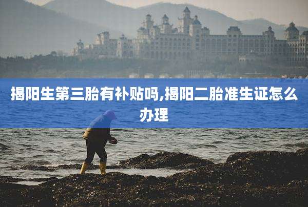 揭阳生第三胎有补贴吗,揭阳二胎准生证怎么办理