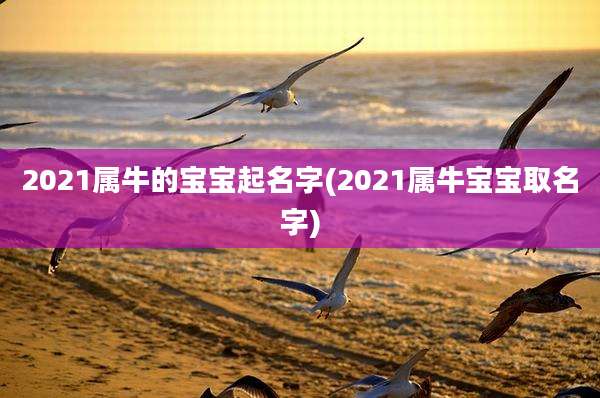 2021属牛的宝宝起名字(2021属牛宝宝取名字)