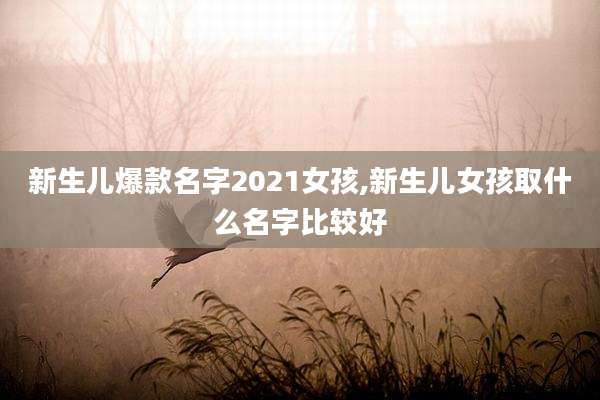 新生儿爆款名字2021女孩,新生儿女孩取什么名字比较好